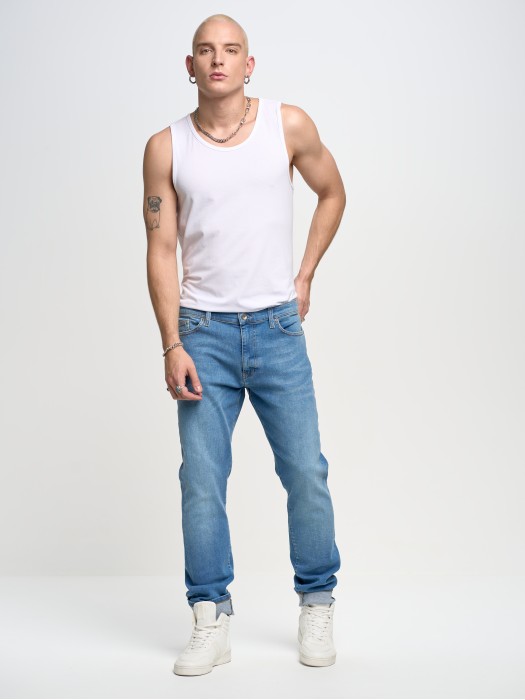 Pánske nohavice tapered jeans HARPER 232